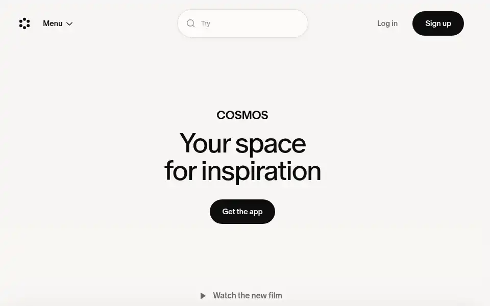 Screenshot of cosmos.so