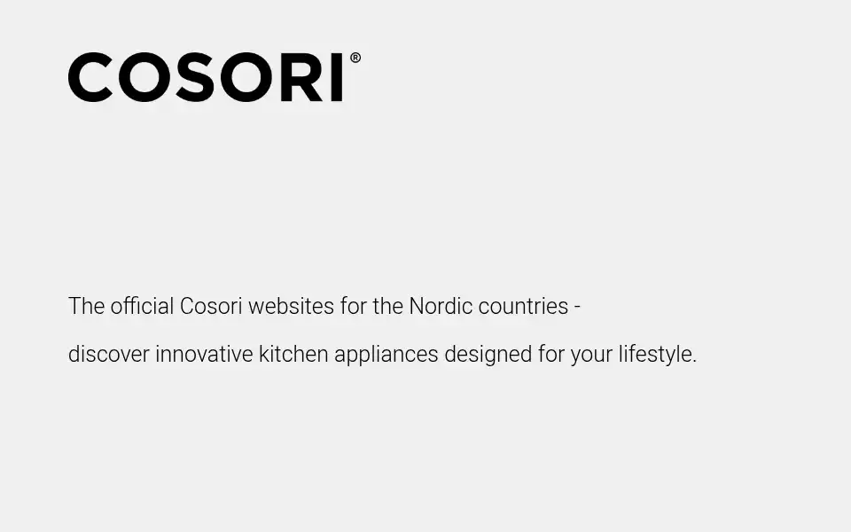 Screenshot of cosorinordic.com