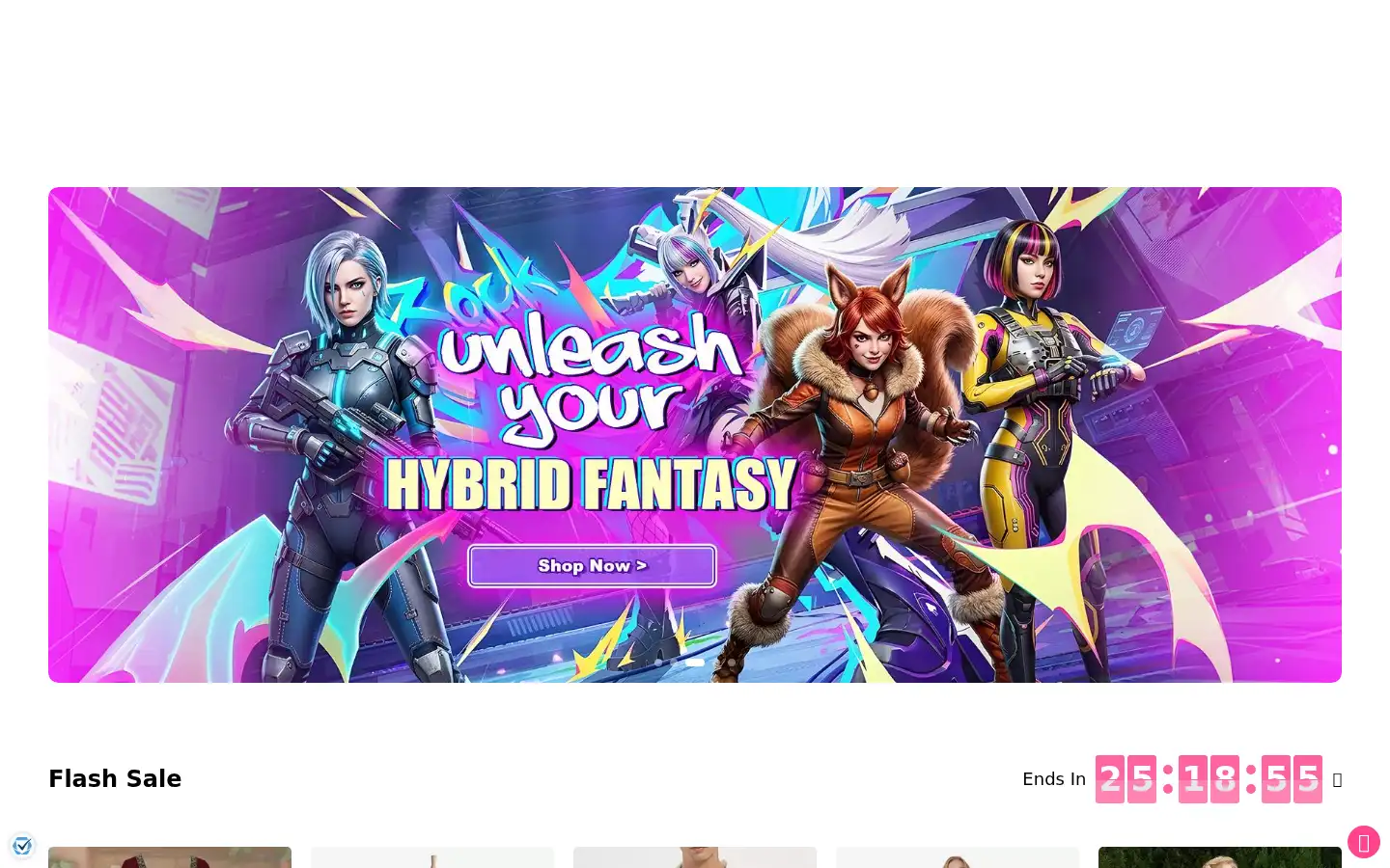 Screenshot of cosplayshow.com
