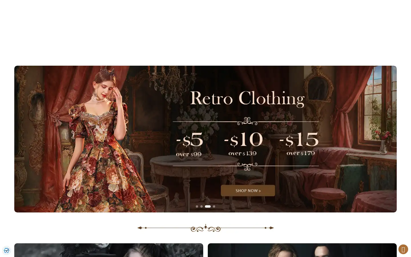 Screenshot of costumeslive.com