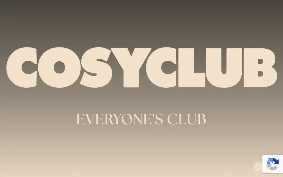 Screenshot of cosyclub.co.uk