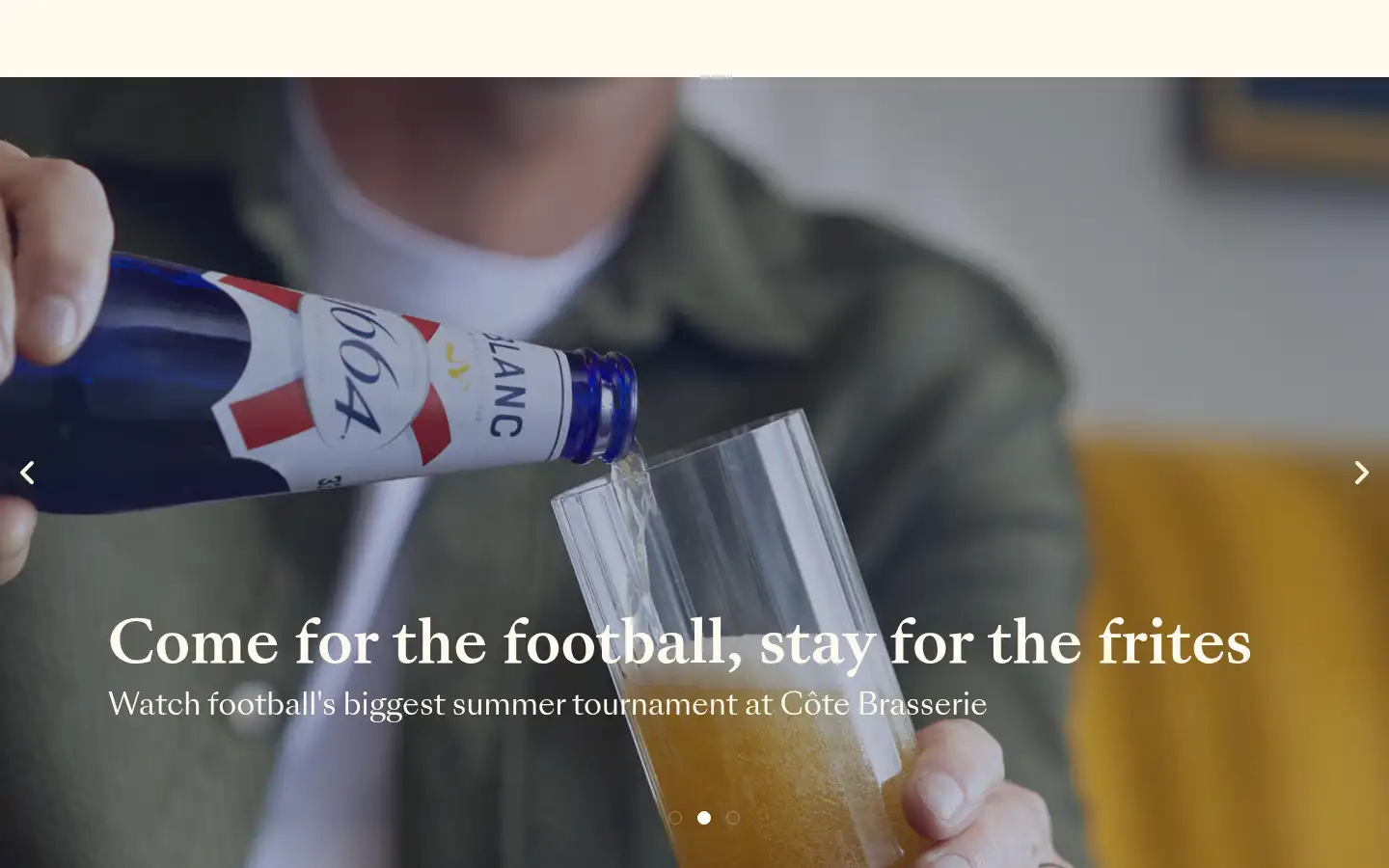 Screenshot of cote.co.uk