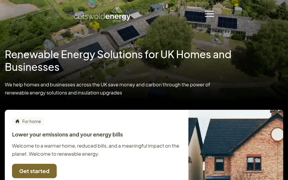 Screenshot of cotswold.energy