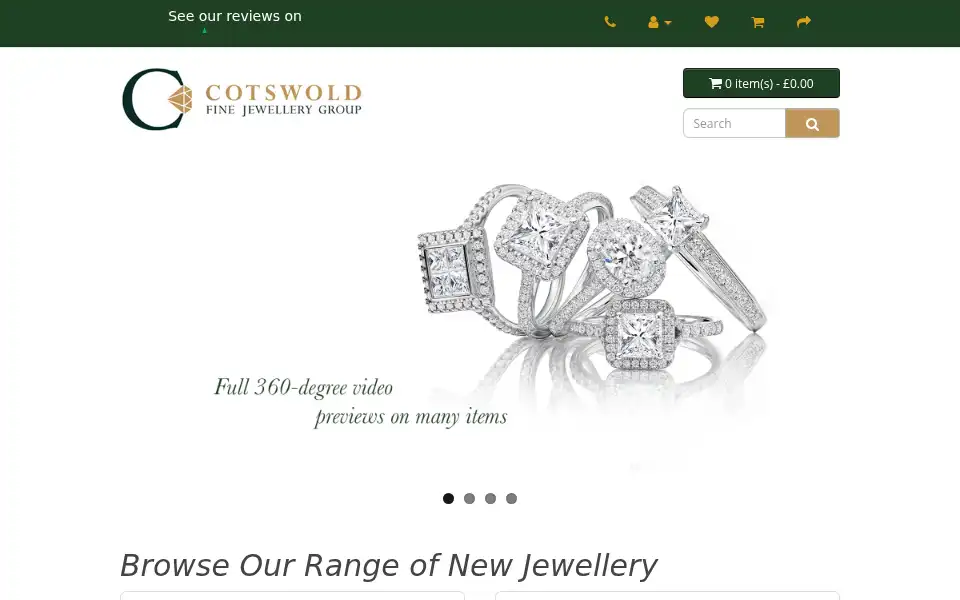 Screenshot of cotswoldfinejewellery.co.uk