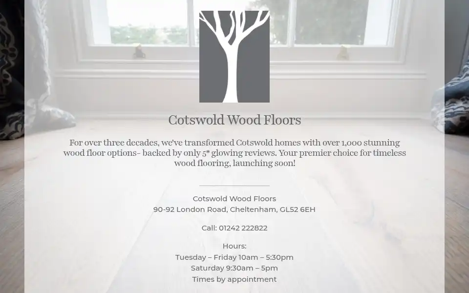 Screenshot of cotswoldwoodfloors.com