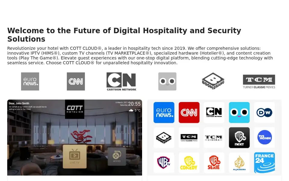 Screenshot of cottcloud.com