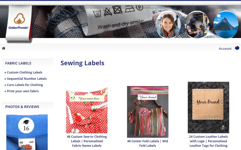 Screenshot of cottontrends.co.nz