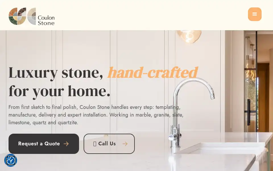 Screenshot of coulonstone.com