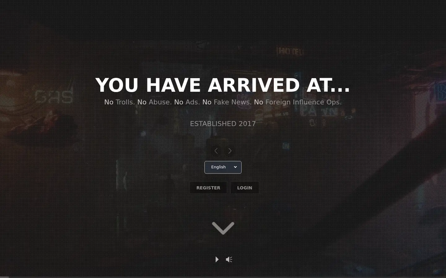 Screenshot of counter.social