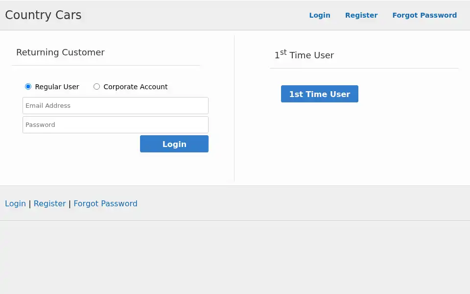 Screenshot of country-cars.com