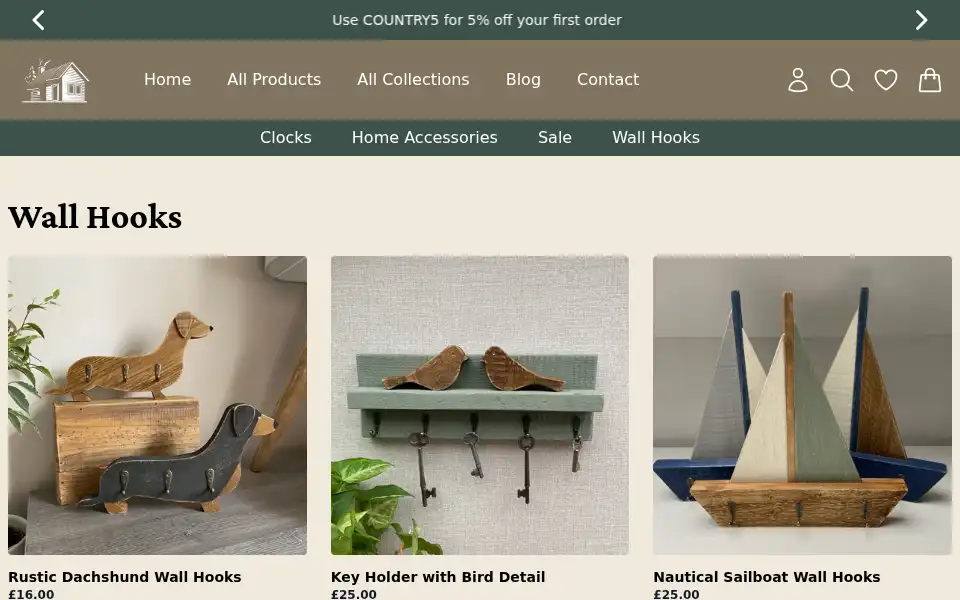 Screenshot of countrycarpenter.co.uk