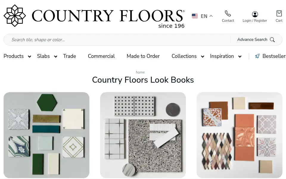 Screenshot of countryfloors.com