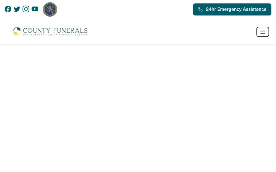 Screenshot of countyfunerals.co.uk
