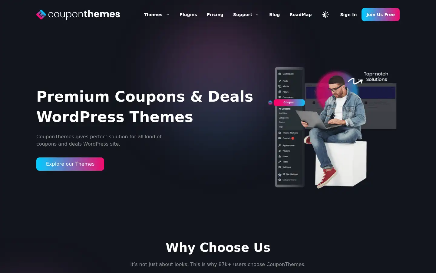 Screenshot of couponthemes.net
