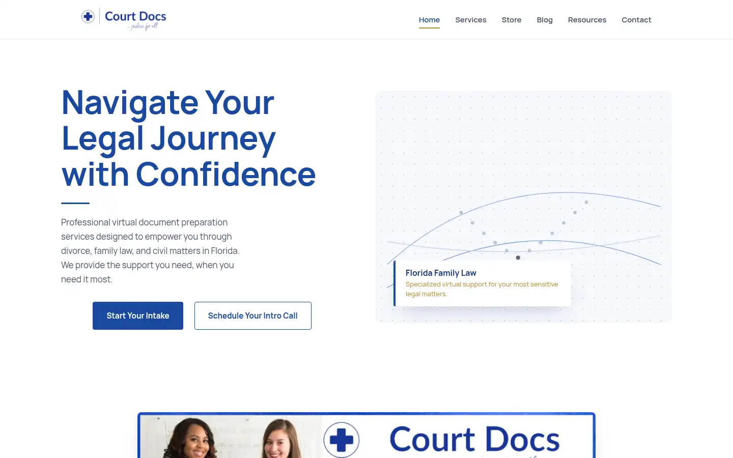 Screenshot of courtdocsfl.com