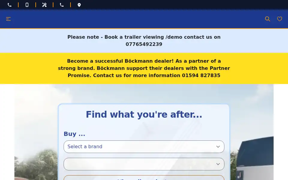 Screenshot of courtfarmgarage.co.uk