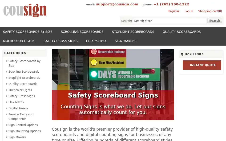 Screenshot of cousign.com