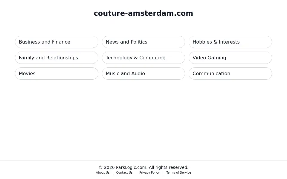 Screenshot of couture-amsterdam.com