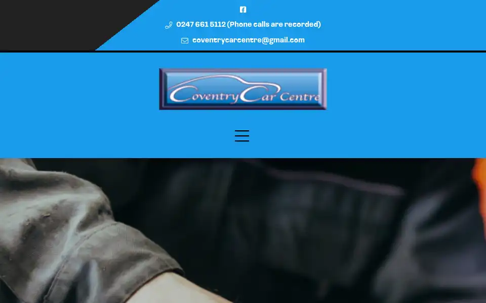 Screenshot of coventrycarcentre.com