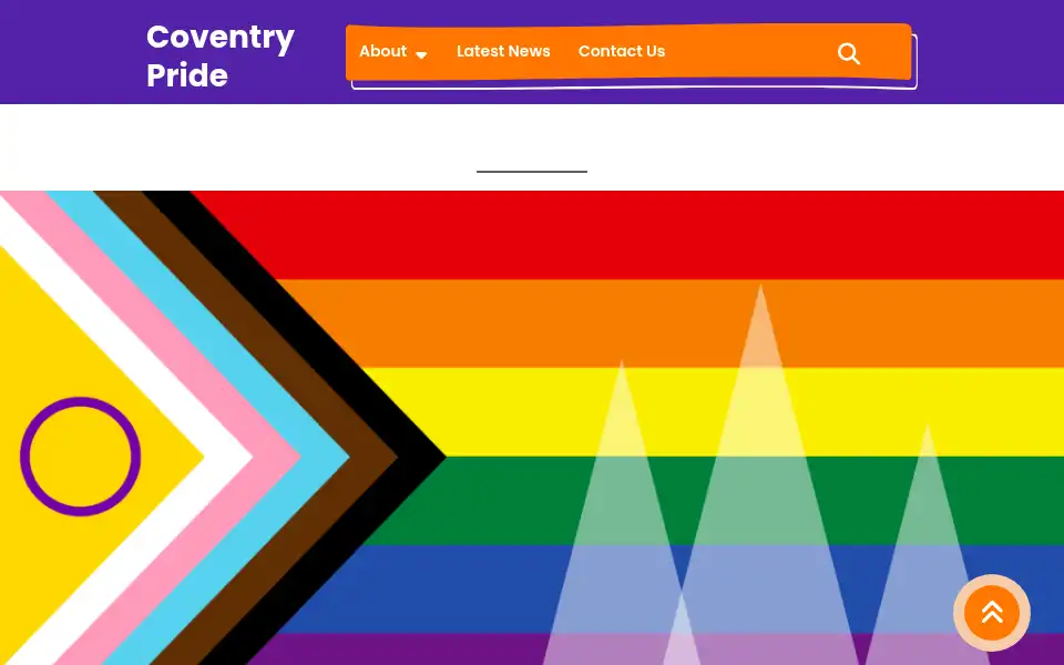 Screenshot of coventrypride.org.uk
