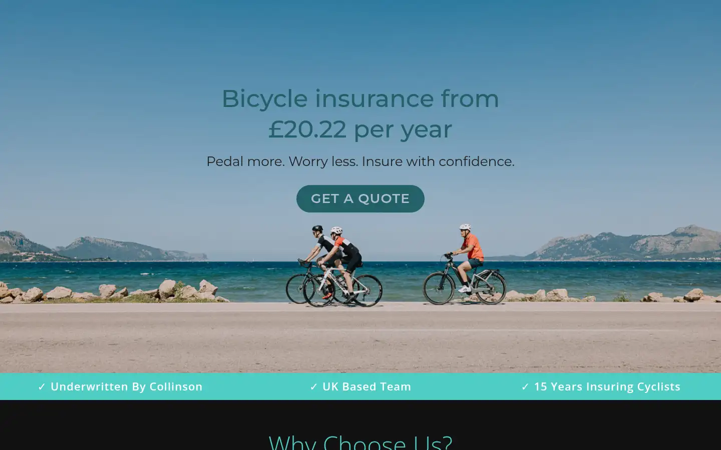 Screenshot of cover4cycles.com