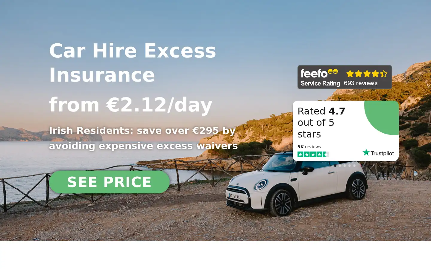 Screenshot of cover4rentals.ie