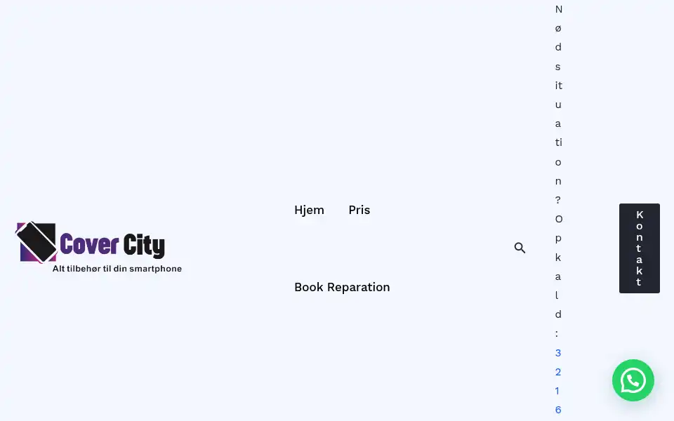 Screenshot of covercity.dk