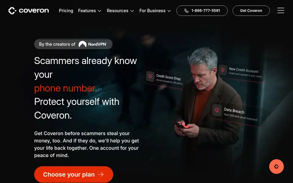 Screenshot of coveron.com