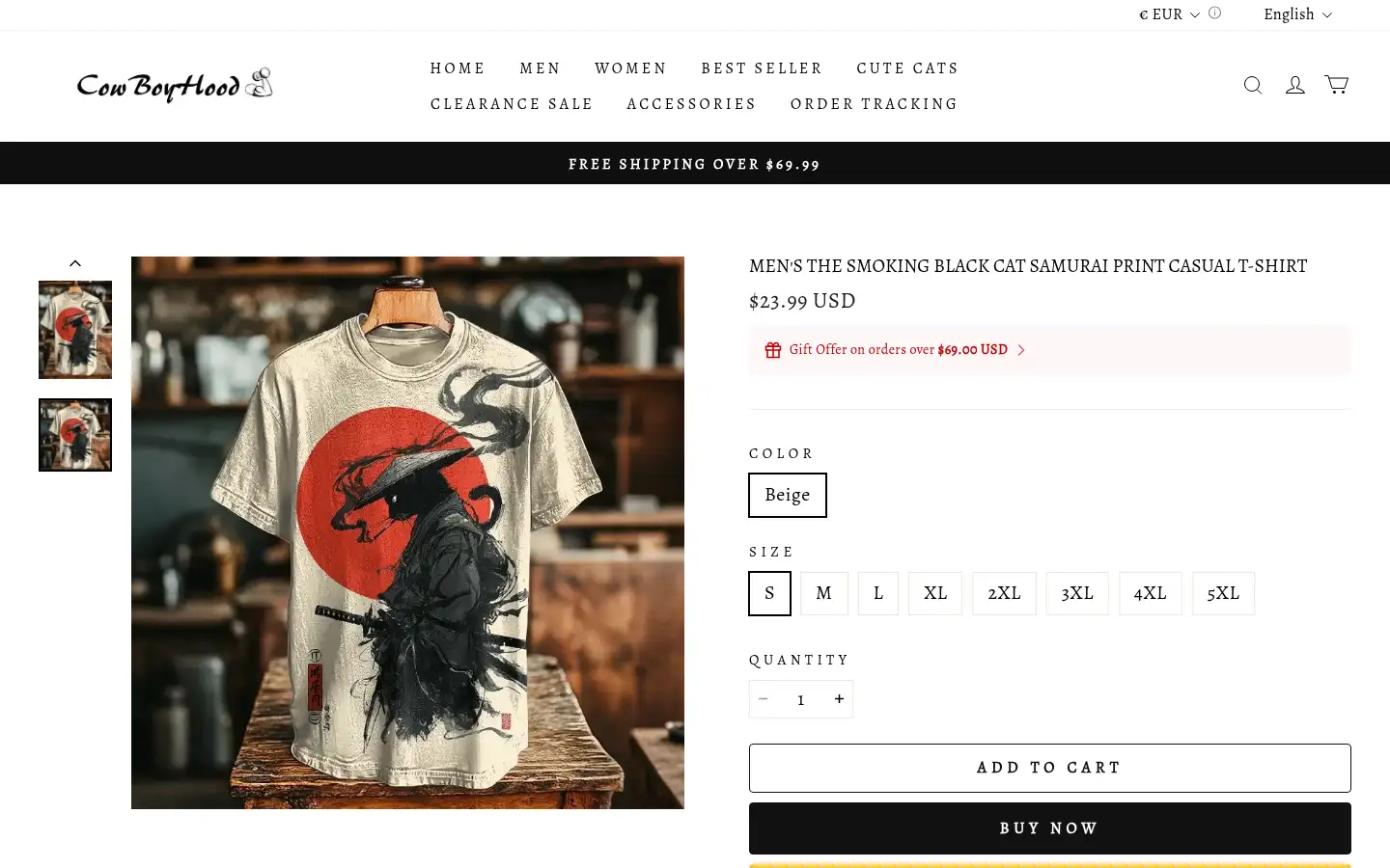 Screenshot of cowboyhood.com