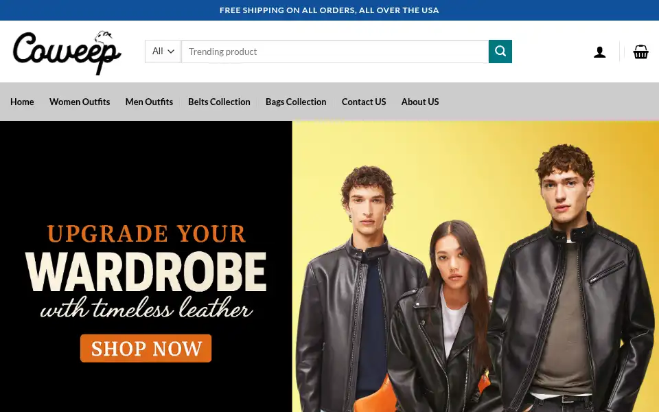 Screenshot of coweep.com