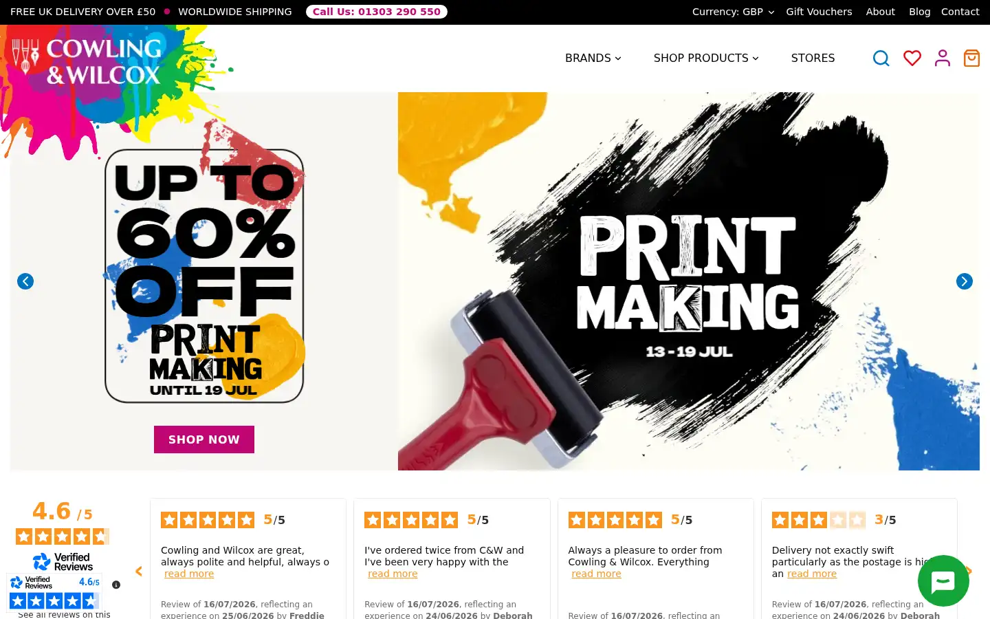 Screenshot of cowlingandwilcox.com
