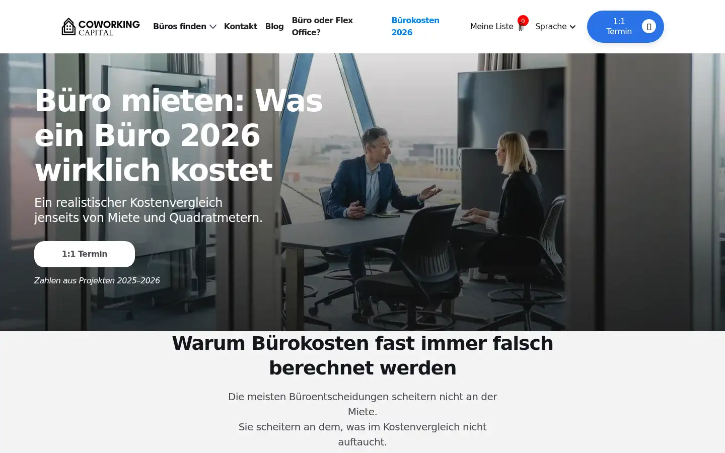 Screenshot of coworkingcapital.com