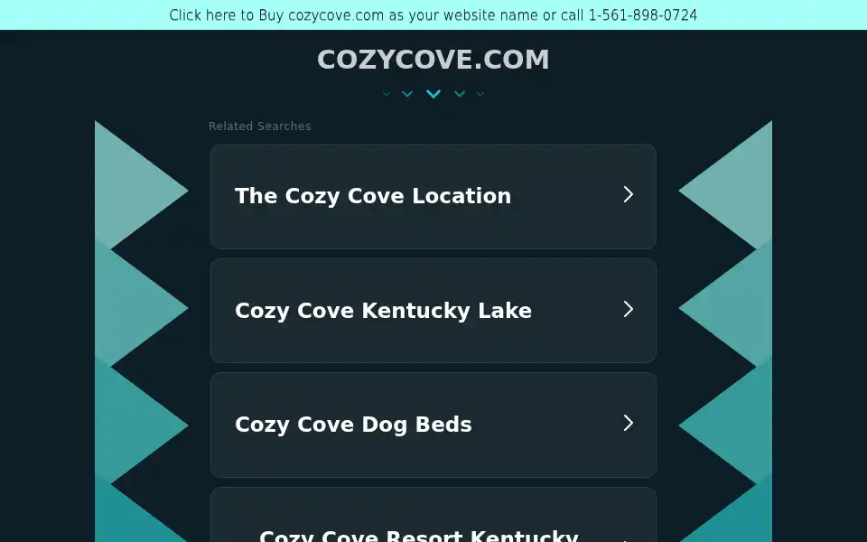 Screenshot of cozycove.com