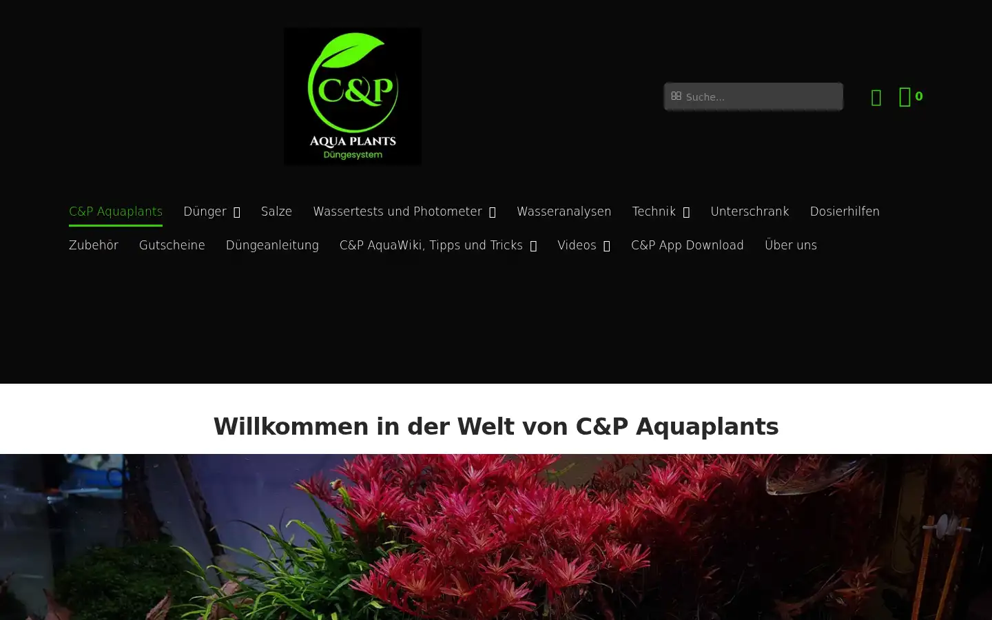 Screenshot of cp-aquaplants.de