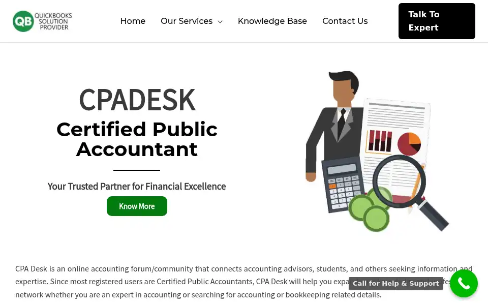 Screenshot of cpadesk.us