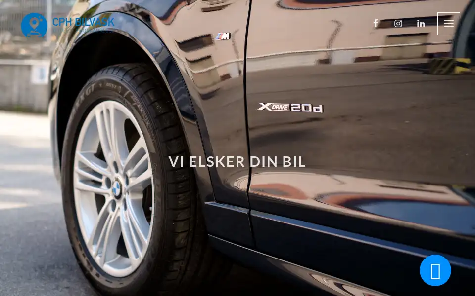 Screenshot of cphbilvask.dk