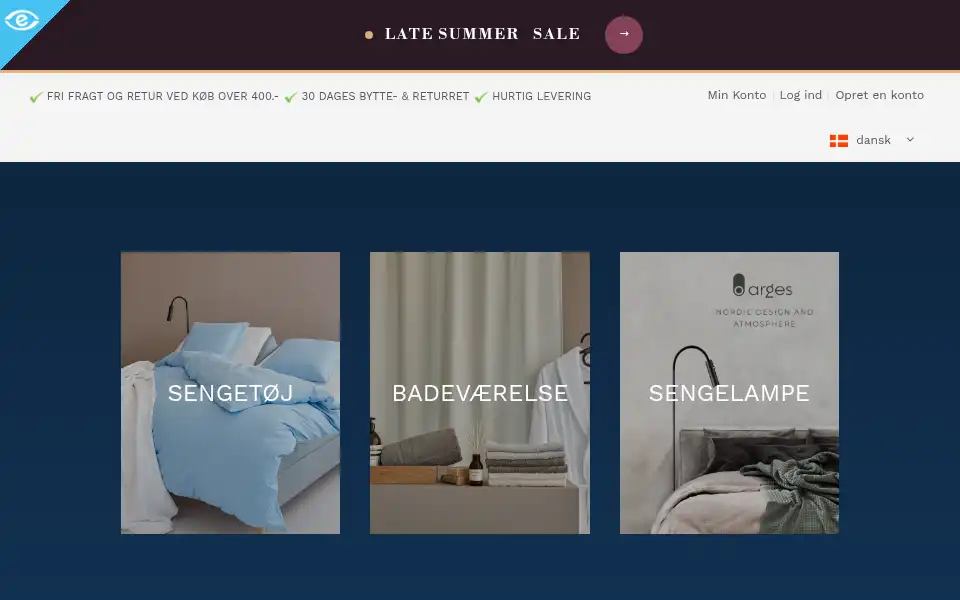 Screenshot of cphliving.dk
