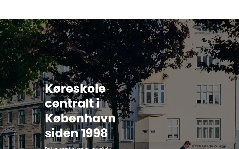 Screenshot of cphtrafikskole.dk