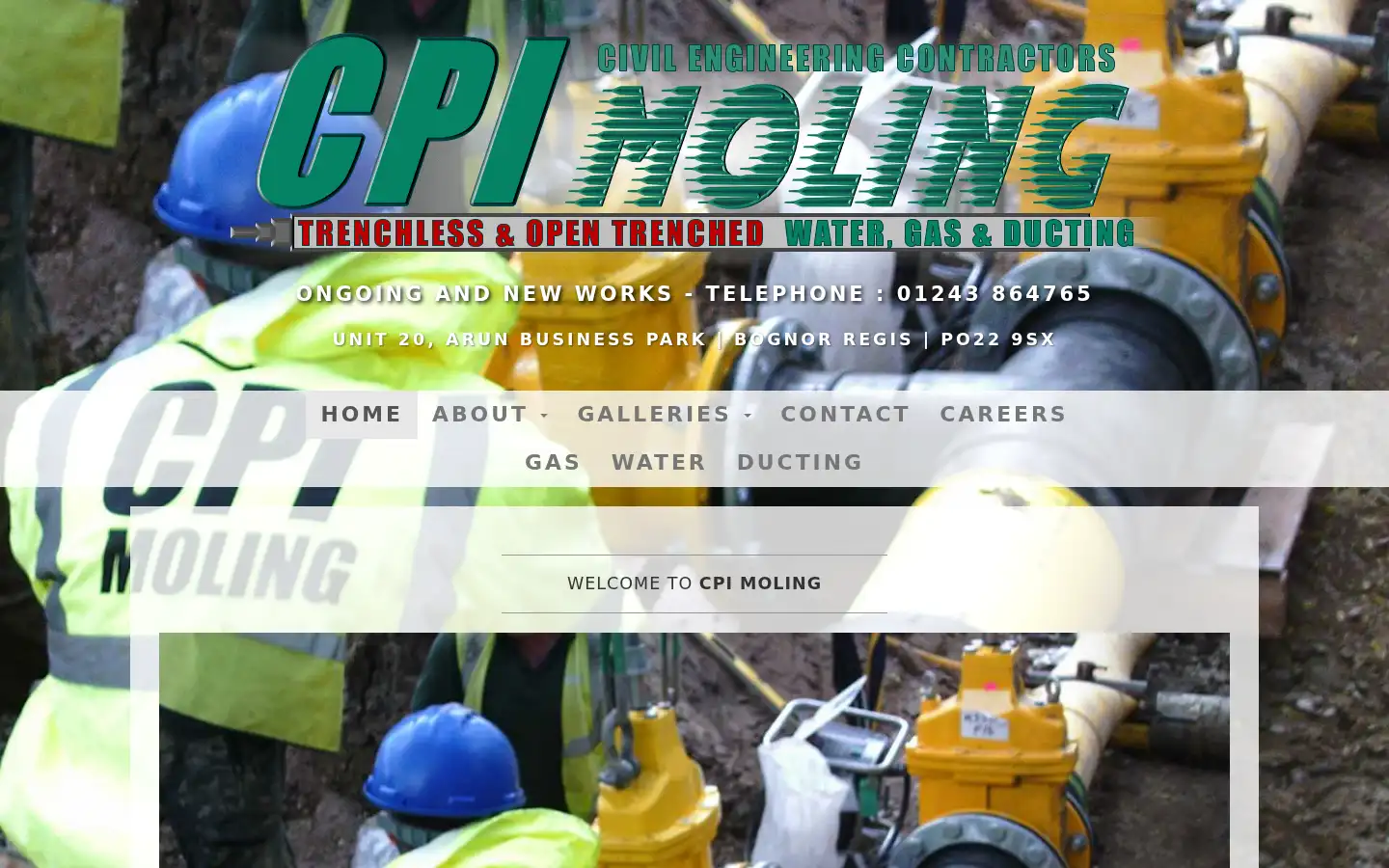 Screenshot of cpimoling.co.uk