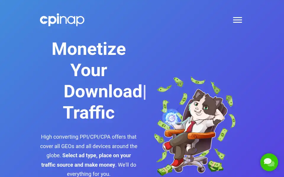 Screenshot of cpinap.com