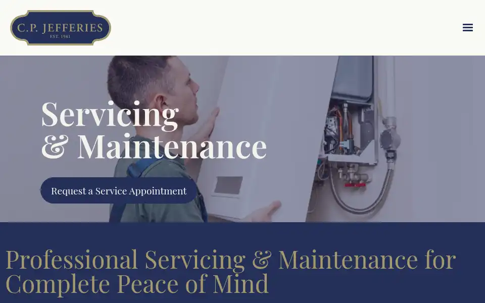 Screenshot of cpjefferies.co.uk