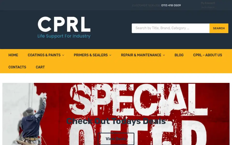 Screenshot of cprl.co.uk