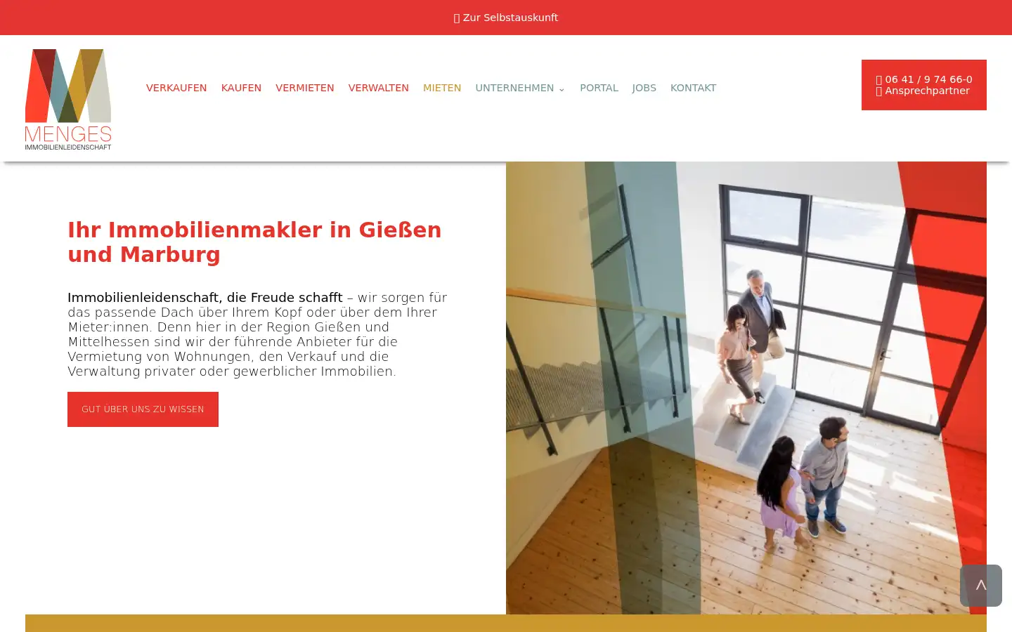 Screenshot of cr-menges.de