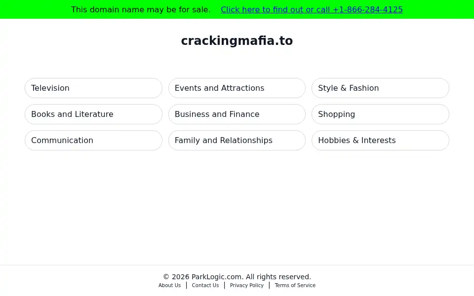 Screenshot of crackingmafia.to