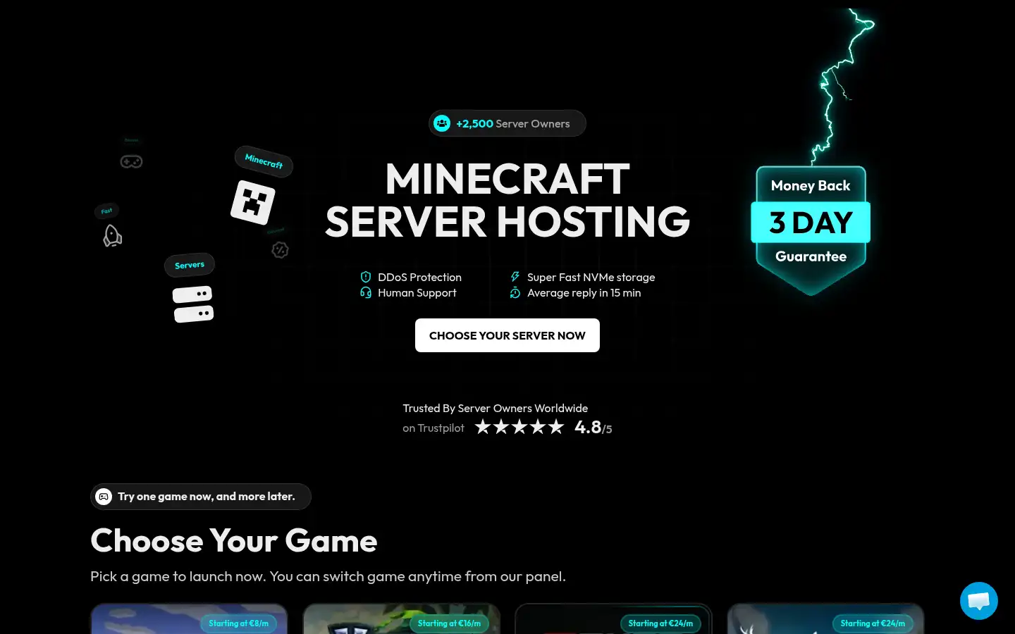 Screenshot of craftlands.host