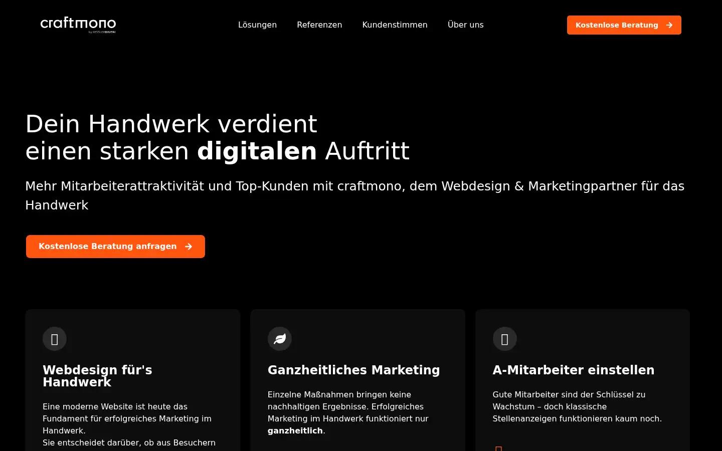 Screenshot of craftrocket.de
