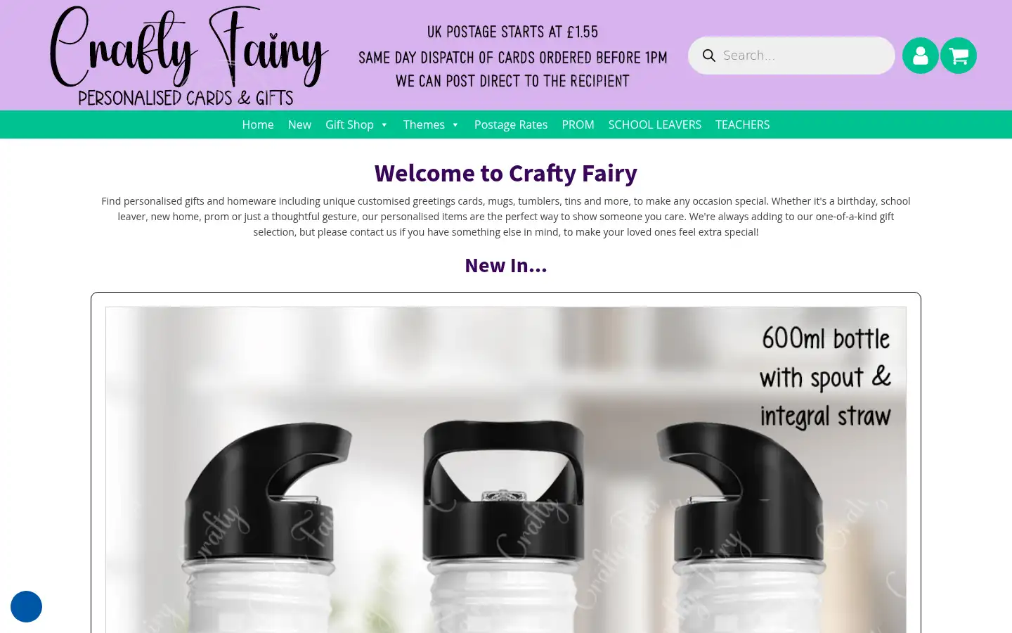 Screenshot of crafty-fairy.co.uk