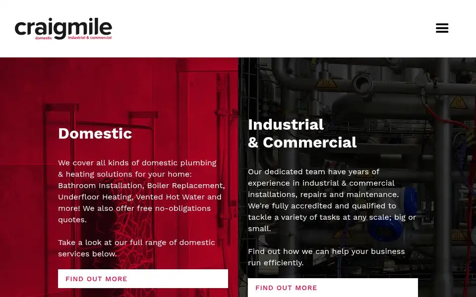 Screenshot of craigmile.co