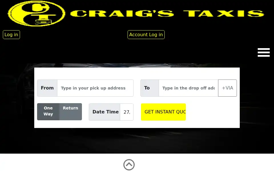 Screenshot of craigstaxisdorset.co.uk