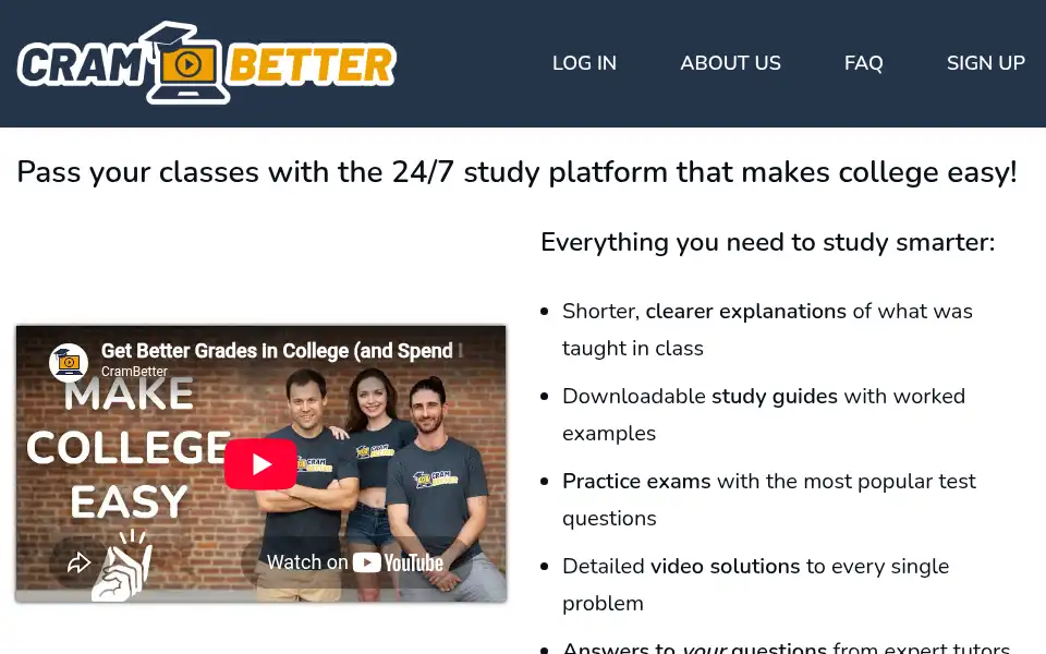 Screenshot of crambetter.com